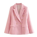 Blazer Feminino Costura Fina